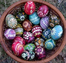 Wendish Lusatian Sorbian eggs images photos