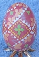 Lusatian decorated egg L039