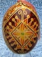 C019 Ukrainian pysanka egg for sale